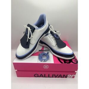G/FORE Women's Gallivan2R TUXEDO STRIPE Kiltie Golf Shoes - Size 7.5 - GLF000108